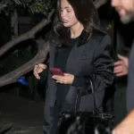 Selena Gomez Black Oversized Blazer
