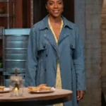 Shrinking Jessica Williams Denim Trench Coat