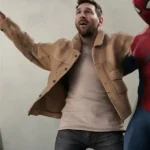 Spider Man Meets Messi Suede Jacket