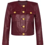 The Five Host Kayleigh McEnany Maroon Jacket