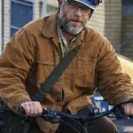 The Invite 2026 Seth Rogen Brown Cotton Jacket