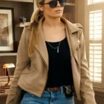 The Town That Takes Grace Patterson Leather Jacket