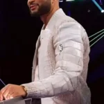 The Voice 2026 John Legend Crocodile Leather Jacket