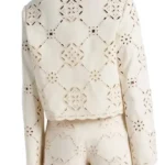 Today Jenna Bush Hager Scalloped Eyelet Jacket