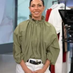 Today Melissa Garcia Green Jacket