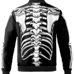 Halloween 3D Ribcage Bomber Jacket