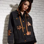 Her Universe Disney Mickey Mouse & Friends Halloween Hooded Denim Jacket