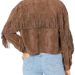 Natalie Alyn Lind Dutton Ranch S01 Brown Jacket