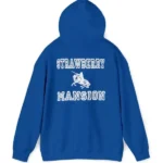 Strawberry Mansion Fleece Blue Hoodie