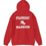 Strawberry Mansion Fleece Red Hoodie