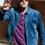 74th Festival Brad Pitt Leather Jacket