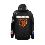 Chicago Bears Black Vegan Jacket