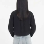 Eileen Fisher Classic Cropped Black Jacket