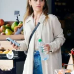 Emilia Clarke Street Style Cotton Coat