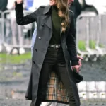 Kate Middleton Scotland Bute Shinty Black Coat