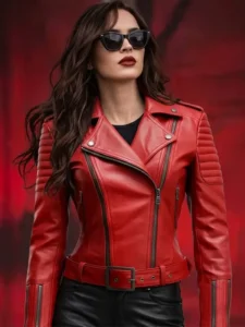 Red Halloween Leather Jacket