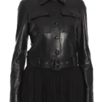 Selena Gomez Webster Front Black Jacket