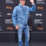 Spain Film Festival Brad Pitt Denim Jacket