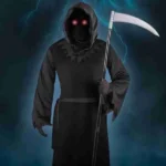 Halloween Grim Reaper Couple Black Costume