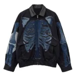 Halloween Rib Cage Skeleton Jacket