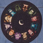 Universal Monsters Dark Zodiac Icons Blue Jacket